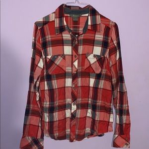 Flannel button up shirt